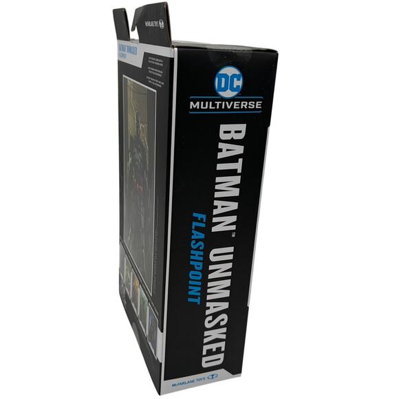 DC Multiverse Thomas Wayne Flashpoint Batman Unmasked 7" Action Figure NIB - Picture 3 of 5